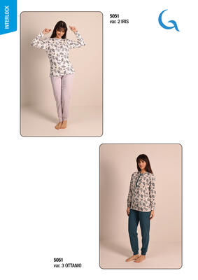 PIGIAMA DONNA M/L 5051 Tellini S.R.L. Velkoobchodní oblečení